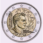 2 Euro Luxemburg 2023 bfr  Großherzog Henri im...