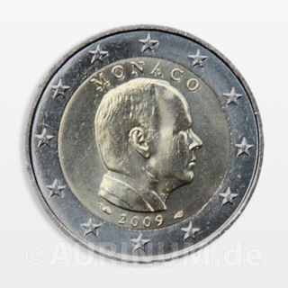 2 Euro Monaco 2009 Fürst Albert II