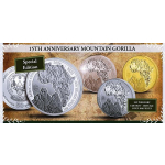 1 oz Ruanda 2023 Proof Privy - BERGGORILLA - SONDEREDITION 15 Jahre Jubiläum African Ounce - 50 RWF