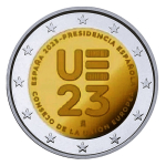 Spanien 2 Euro 2023 bfr - Spanische Präsidentschaft...
