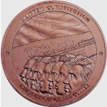 1 oz Kupfer Round 2023 - JAMES MADISON - Gründung...