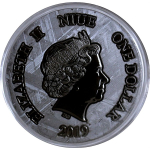 1 unze Eisenmeteorit Muonionalusta Niue 2019 -...