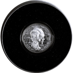 1 oz Samoa 2023 Prooflike - CYBORG - SKYLINE Futuristische Stadt - Künstliche Intelligenz - 5 $  - Differenzbesteuert !