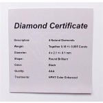 1 Unze Silber Ghana Penny Black 2020 Proof vergoldet mit 4 Diamanten 5 Cedis