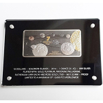 Solomon Island  Silber PRECIOUS 7 IN 1 Solar System 2014...