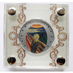 1 Unze Silber Ghana Edvard Munch Der Schrei Diamond Art...