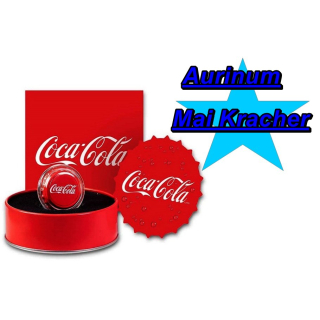 AURINUM*MAI*KRACHER** 6 g Silber Niue 2023 Proof - COCA COLA - 1 NZ$ - nur für kurze zeit !