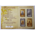 2 oz Niue 2016 BU - Four Verso - PANDA - Rotierender Panda