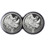 Neu* 2 x 1 Unze Silber Big Five Serie II Nashorn...