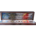 6 x 30 gr Panda Bull & Bear Investment Set 2017 ST  teilvergoldet, coloriert, Rhutenium