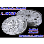 1 oz Niue 2023 BU - KÖNIG ARTHUR - ARTUS PENDRAGON - Ritter der Tafelrunde - Camelot serie 1.Ausgabe - 2 NZ$