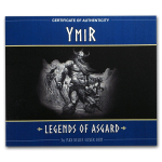 3 oz Tokelau 2017 Antique  - YMIR Eisgott $ Gott der Giganten - Legends of Asgard - Antique Finish Ultra High Relief - silber 10 $