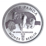 NEU*  1/4 Unze Silber - Panda Berlin - 2024 BU - Coin...
