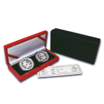 2 x 1 Unze Silber Palau 2012 Proof - DRACHE - Jahr des...