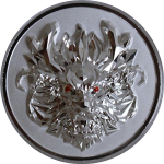 1 oz Fiji 2024 Proof 3-dIMENSIONAL - DRACHE - JAHR des...