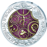 25 Euro Österreich Niob 2024 - Edaphon – Lebendiger Boden - Handgehoben HGH - 20 Jahre Niobmünzen