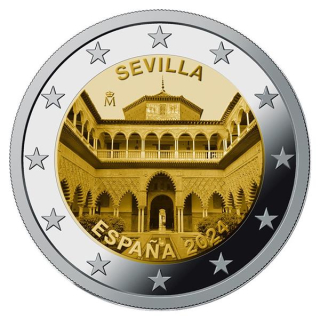 Spanien 2 Euro 2024 bfr - Altstadt von Sevilla - bankfrisch