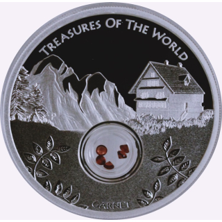 1 oz Australien 2013 Proof - EUROPA GRANAT Edelstein - Schätze der Welt - Treasures of the World - 1 AU$