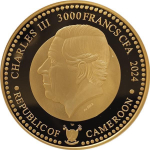 1 oz Gold Kamerun 2024 BU - FEDER - Ehre - Vertrauen -...