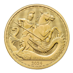 1 oz Gold UK Großbritannien 2024 - ST.GEORG &...