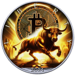 NEU* 1 oz USA 2024 BU - BULLE - Bullenmarkt - Börse...