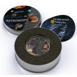 1 oz USA 2018 American Eagle Liberty - PLANET JUPITER mit TIGERAUGE-EDELSTEIN - Gemstone Edition - Glow-in-the-Dark - Astronomie Edition