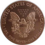 1 oz USA 2018 American Eagle Liberty - PLANET JUPITER mit TIGERAUGE-EDELSTEIN - Gemstone Edition - Glow-in-the-Dark - Astronomie Edition