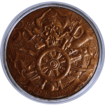 NEU* 1 oz Silber Round 2023 Color Bronze - SKELETT-PIRAT...