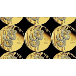1 oz Gold Australien 2025 BU SCHLANGE - Jahr der Schlange - Lunar III Schlange - 100 AU$ - Goldschlange