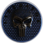 1 oz Silber - LIBERATOR - SKULL - DARK BLUE PROOF...