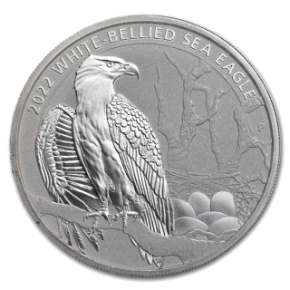 WIEDER*DA** 1,5 oz Australien 2022 BU - WEISSBAUCH SEEADLER -  White Bellied Eagle - Perth Mint - Anlagesilber