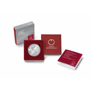 Österreich 20 Euro Silber 2024 Proof - Handel - Das weiße Gold des Salzkammerguts