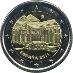 2 Euro Spanien 2011 Alhambra Generalife in Granada