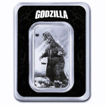 NEU* 1 oz Silber Motivbarren 2024 - GODZILLA -...