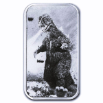 NEU* 1 oz Silber Motivbarren 2024 - GODZILLA -...