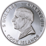 1 oz Cook Islands 2025 Proof - UNDERLOOK UNDERDOG - HUND...