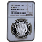 28,3 g Jamaica 1995 - BOB MARLEY - NGC PF70 Ultra Cameo -...