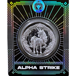 AURINUM*TOP*ANGEBOT** 1 oz Fiji 2024 - UNICORN - EINHORN - Coin Card Certilock - Silber Prooflike 2 NZS - Startmotiv