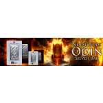 10 oz Motivbarren ODIN - Göttervater - Erstausgabe Nordische Götter - Germania Mint Royal Mint UK Kooperation - Top-Welt-Motivbarren