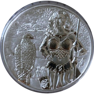 NEU* 1 oz Germania 2025 BU - ARNHILD WALKÜRE - Germanische Bogenschützin & Wächter - Odins Töchter -  Serie Valkyries Ausgabe 4