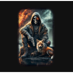 NEU* 2 oz Guss-Motiv-Barren - Der TERMINATOR & The FOX - Der Wandernde Terminator mit Seele & Die Fucks-Freundschaft - Silber Color - Auflage nur 250 !