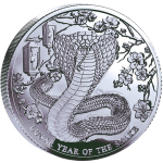 NEU* 1 oz Pitcairn 2025 BU - SCHLANGE - JAHR der Schlange...