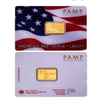 5 g Gold PAMP Motivbarren LADY LIBERTY Freiheitsstatue -...