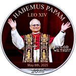 1 oz USA American Eagle 2025 - PAPST LEO XIV. Habemus...