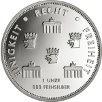 NEU* 1 Unze Silber - Panda Berlin - 2024 BU - XL-Format...