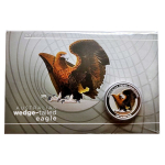 1 oz Wedge Tailed Eagle 2025 Color Australien Coin Card -...