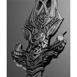 NEU* 2 oz GUNGNIR ODINS SPEER -  Das Symbol der Göttlichen Macht, Weisheit & Kosmisches Gleichgewicht  - Silber Ultra High Relief