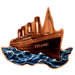 5 oz Kupfer Color Motivbarren - TITANIC - Der Untergang...
