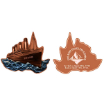 5 oz Kupfer Color Motivbarren - TITANIC - Der Untergang...