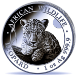 NEU* 1 oz Somalia 2025 BU - LEOPARD - African Wildlife...
